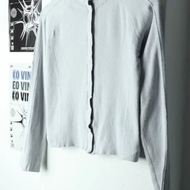 W(M) 타임 니트 가디건 한섬 연블루-159B5