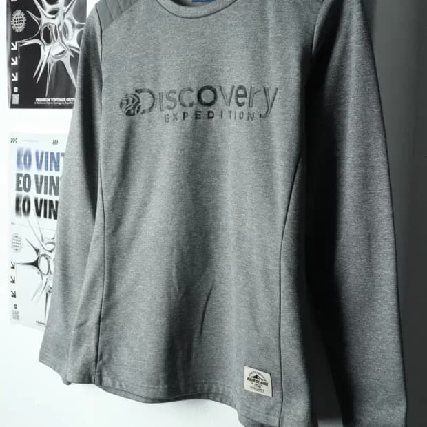 W(L) 디스커버리 긴팔티셔츠 사용감 기모 그레이-159BB