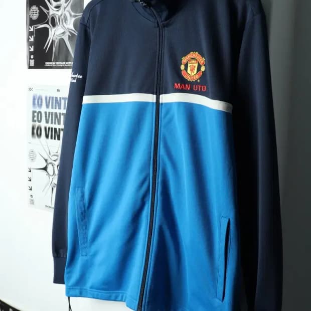 (XL) 브랜드빈티지 집업져지 트랙탑 맨체스터 유나이티드-159C3