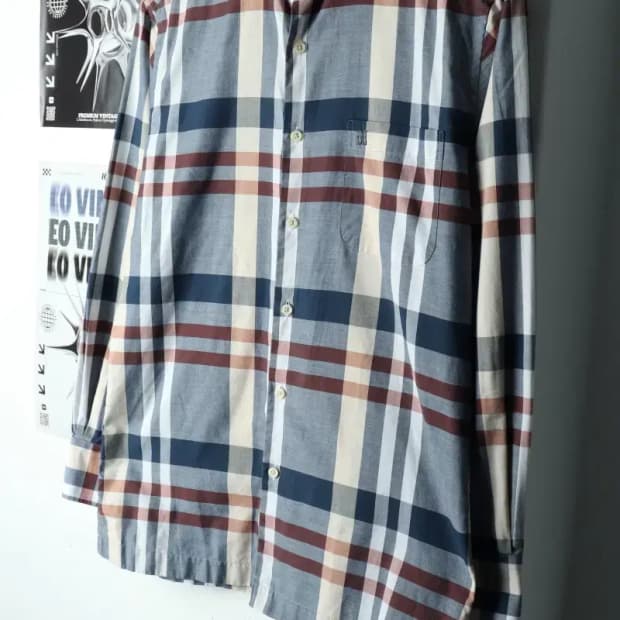 (M) 닥스 셔츠 남방 체크 슬림핏-15A44