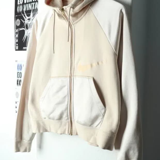 W(S) 나이키 후드집업 새틴 기모 금박벗겨짐-15AAE