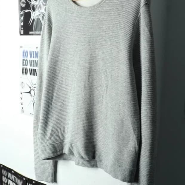 (XL) 클럽모나코 맨투맨 티셔츠 한섬 레이온 그레이-15ABD