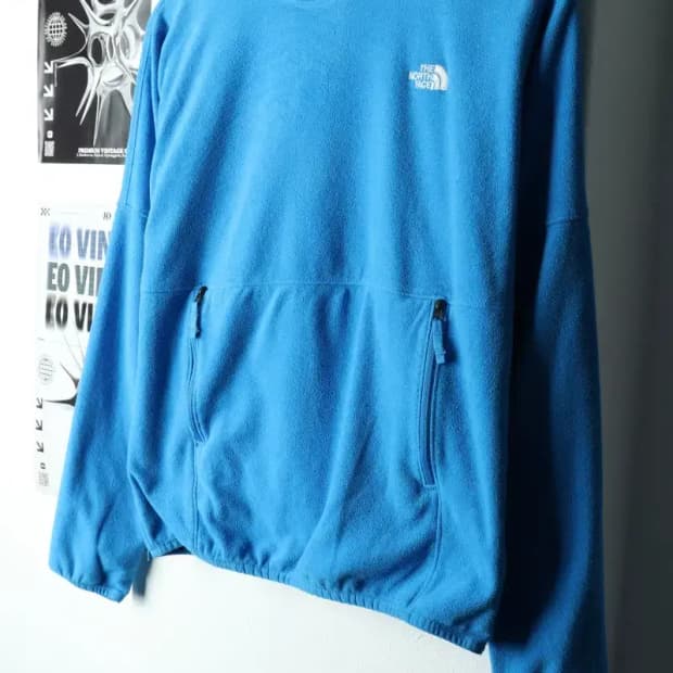 W(XS) 노스페이스 집업 바람막이 점퍼자켓 후리스 블루-15AC6