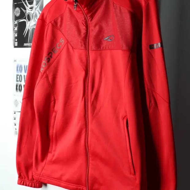 (L) 프로스펙스 집업져지 트랙탑 기능성 레드 기모-15ACC