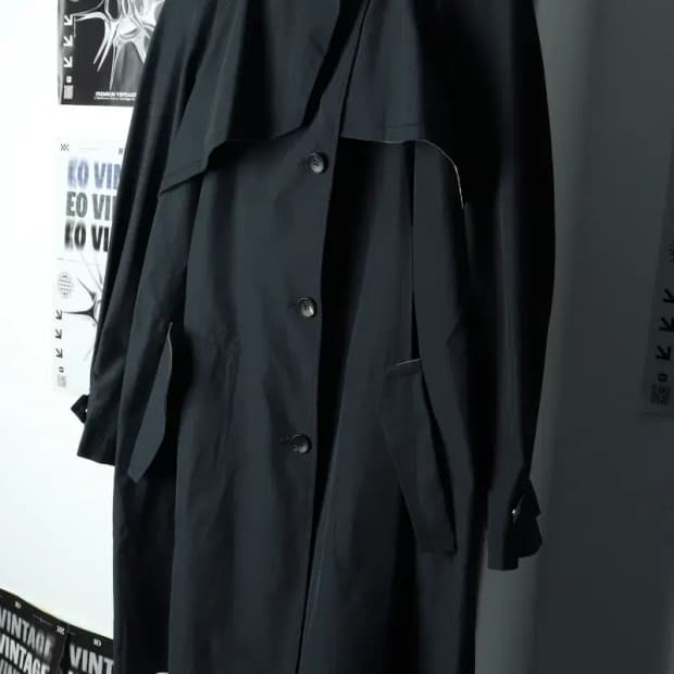 W(S-M) 시스템 코트자켓 한섬 트렌치 네이비-15ADF