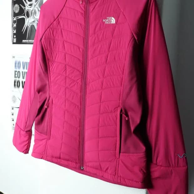 W(M) 노스페이스 패딩 점퍼자켓 경량 핑크-15AE4