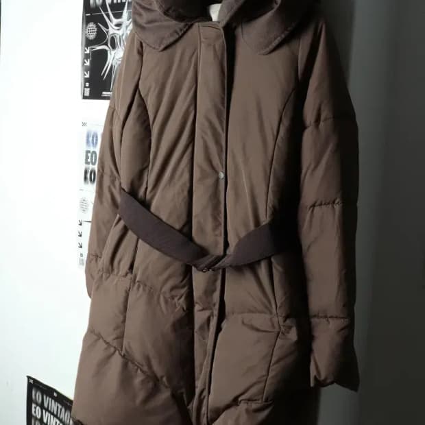 W(S) 지고트 패딩 점퍼자켓 구스다운 브라운 거위털-15B19