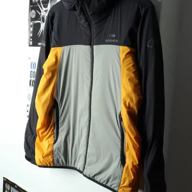 (L) 아이더 패딩 점퍼자켓 경량 블랙 올드스쿨-15B20