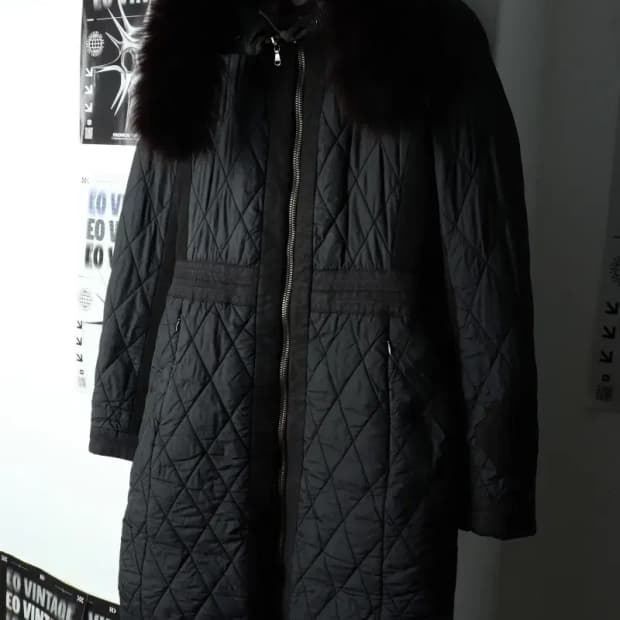 W(S-M) 브랜드빈티지 패딩 점퍼자켓 럭키슈에뜨 럭슈 롱-15B29