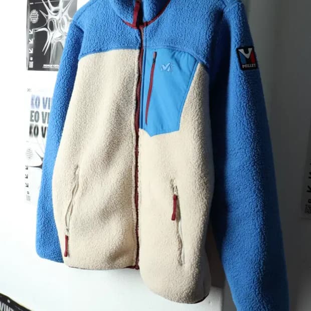 (M-L) 밀레 집업 바람막이 점퍼자켓 후리스 양털 뽀글이-15B2C