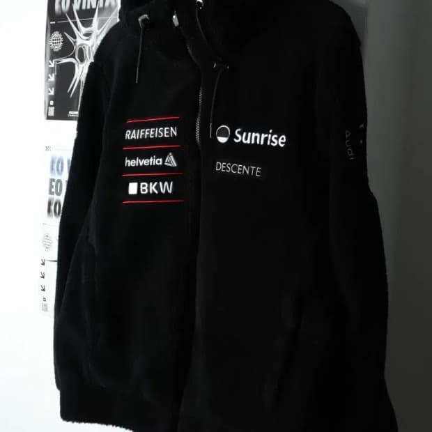 (M-L) 데상트 집업 바람막이 점퍼자켓 스위스 아우디 후리-15B34