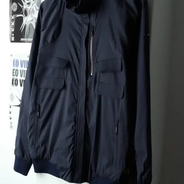 W(L-XL) 아디다스 집업 바람막이 점퍼자켓 리버시블-15B3E