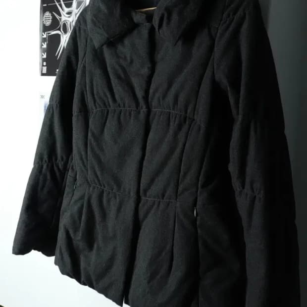 W(M) 마인 패딩 점퍼자켓 한섬 그레이 면-15BA0