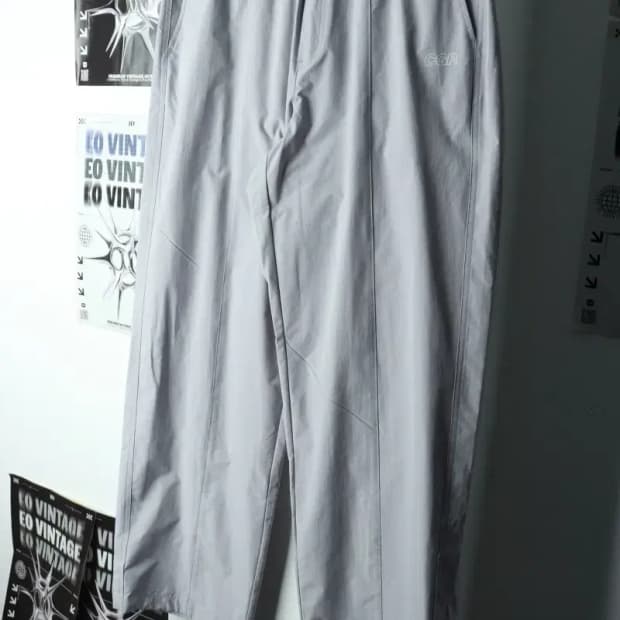 (XL) 코드그라피 트레이닝복 바지 오버사이즈 우븐 그레이-21D2