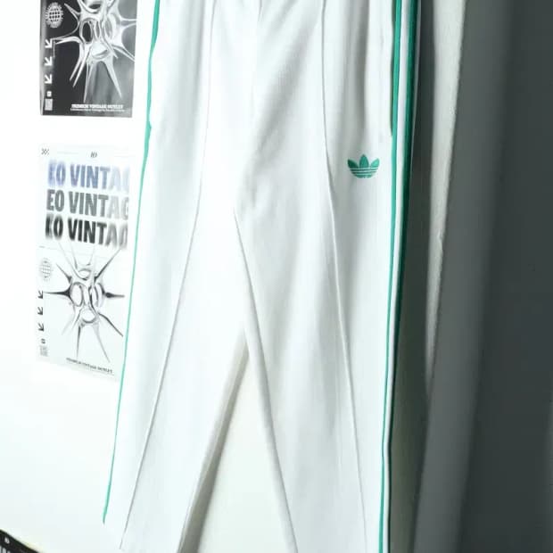 W(L-XL) 아디다스 트레이닝복 바지 베켄바우어 애플민트-21D7