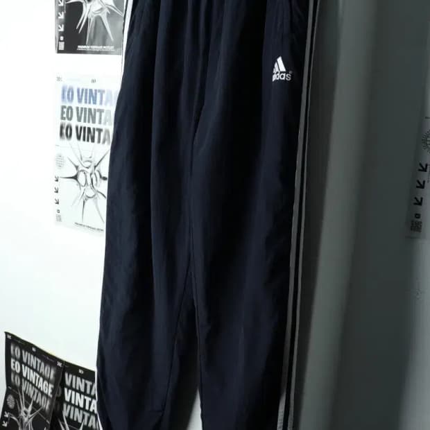 (L-XL) 아디다스 트레이닝복 바지 패딩 누빔 따뜻 년대-21D8