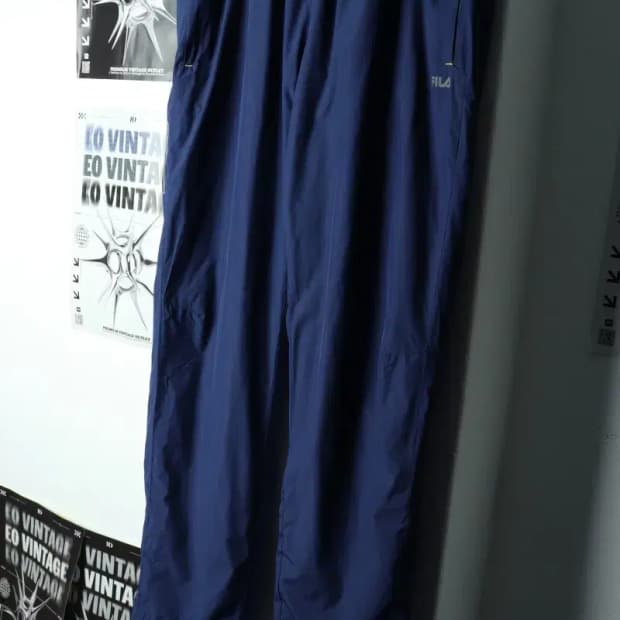 (L-XL) 휠라 트레이닝복 바지 패딩 땀복 네이비-21DD