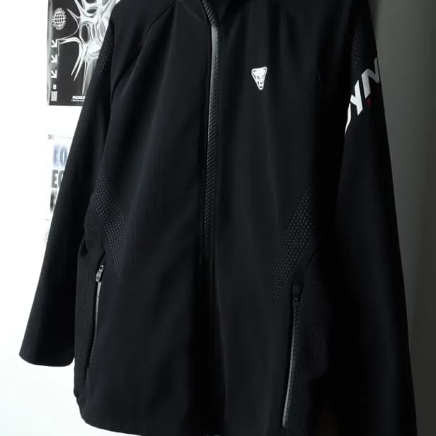 (XL) 다이나핏 집업 바람막이 점퍼자켓 블랙 기모 올드스쿨-15B45