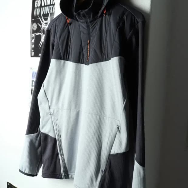 (L-XL) 프로스펙스 후드티셔츠 누빔 기모 반집업 올드스쿨-15B4B