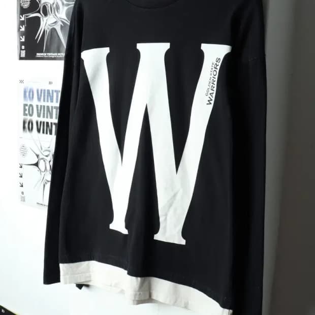 (M-XL) NBA 엔비에이 긴팔티셔츠 골든스테이트워리어스-15B59