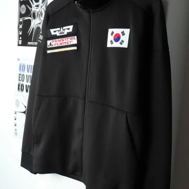 (M) 아디다스 집업져지 트랙탑 마샬아츠 국가대표 블랙-15B63