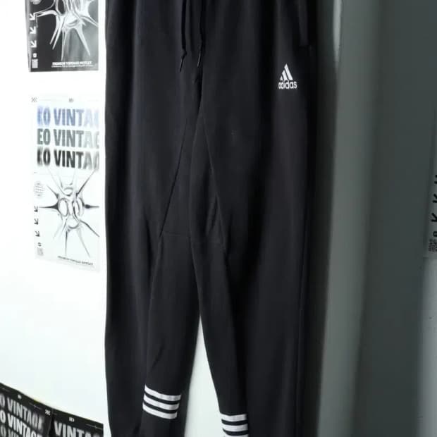 (L) 아디다스 트레이닝복 바지 작은얼룩 사용감 기모-21E7