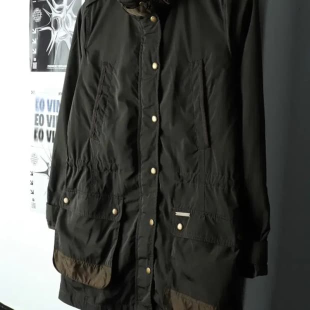 W(M) 빈폴 집업 바람막이 점퍼자켓 야상 카키 아메카지-15BEE