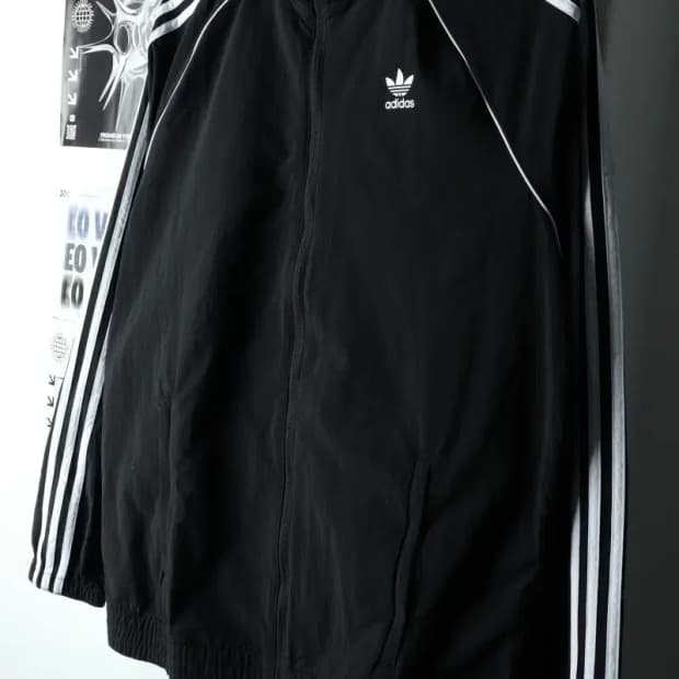 (L) 아디다스 집업 바람막이 점퍼자켓 새상품 파이어버드-15BEF