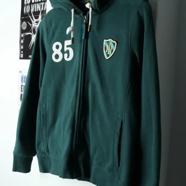 W(M) 타미힐피거 후드집업 작은얼룩 두툼 올드스쿨-15C83