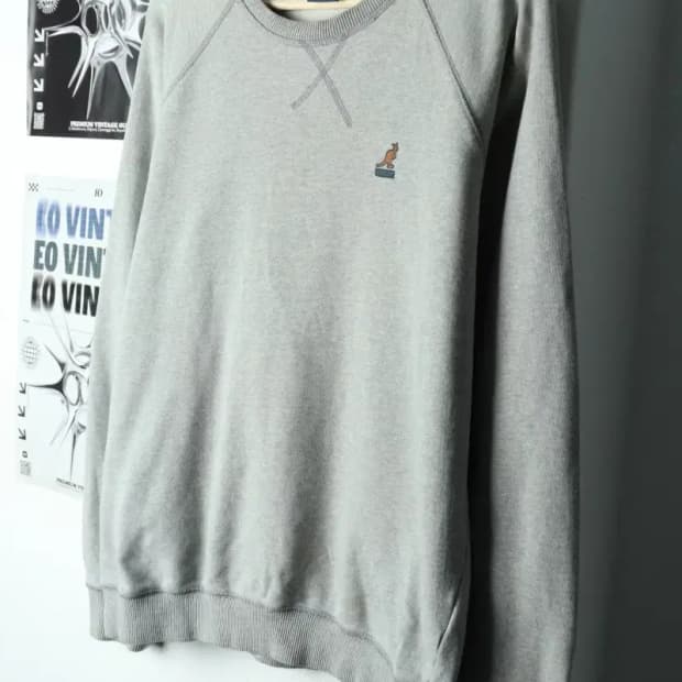 (L) 캉골 맨투맨 티셔츠 나그랑 그레이-15D1D