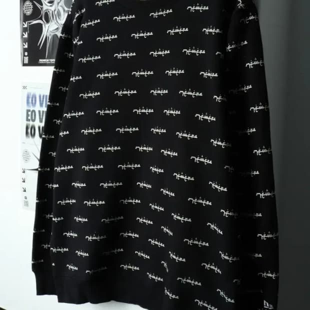 (XL-2XL) 뉴에라 맨투맨 티셔츠 레터링 블랙 유니크-15D27