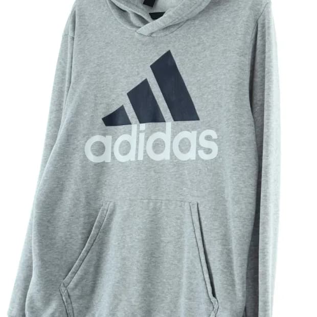 (L) 아디다스 후드티셔츠 빅로고 백멜란지-15D6C