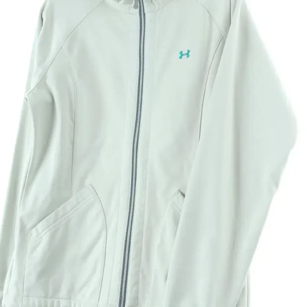 W(S-M) 언더아머 후드집업 기모 운동 기능성 베이지-15D74