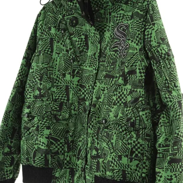 W(S) MLB 엠엘비 집업 바람막이 점퍼자켓 누빔 올드스쿨-15D9E