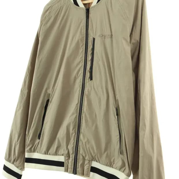 (XL) 디스커버리 집업 바람막이 점퍼자켓 경량 베이지-15DA4