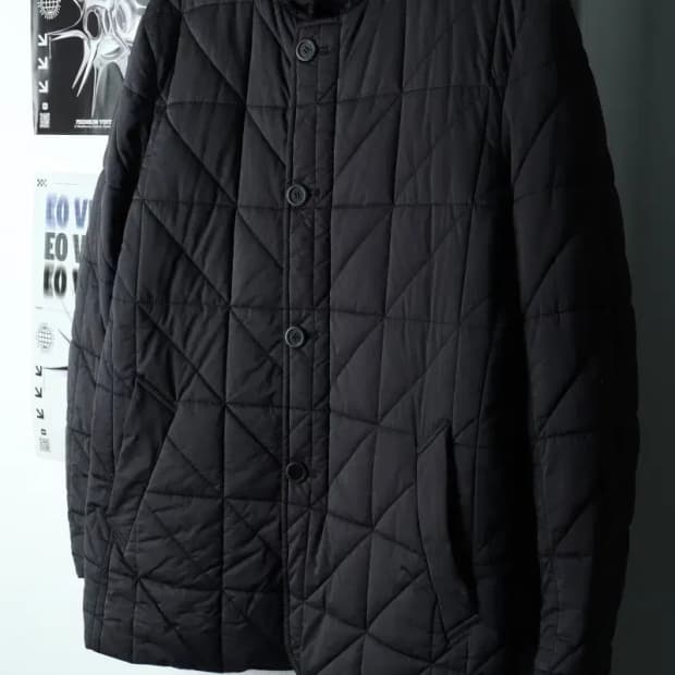 (L) 닥스 패딩 점퍼자켓 퀄팅 네이비 롱-15F32