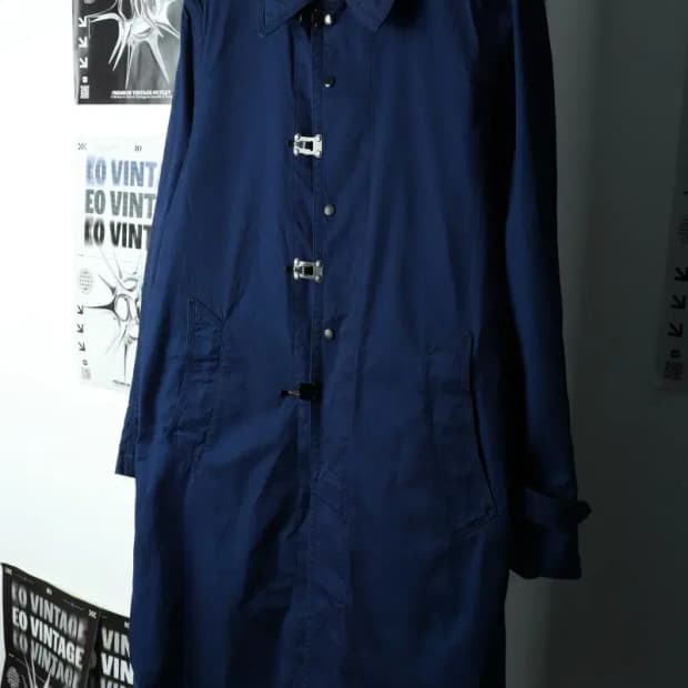 (M-L) 이스트로그 코트자켓 파이어맨 인디고 한정판 정가만원-15FBE