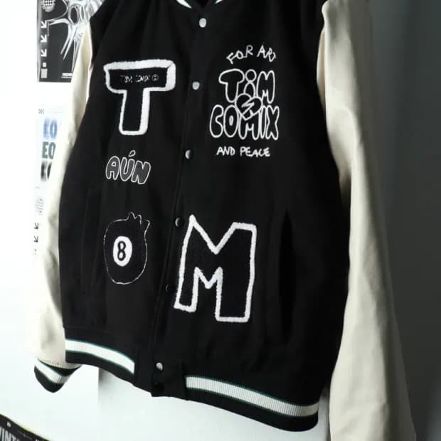 (XL) 팀코믹스 집업 바람막이 점퍼자켓 바시티 범고래 볼-15FCE