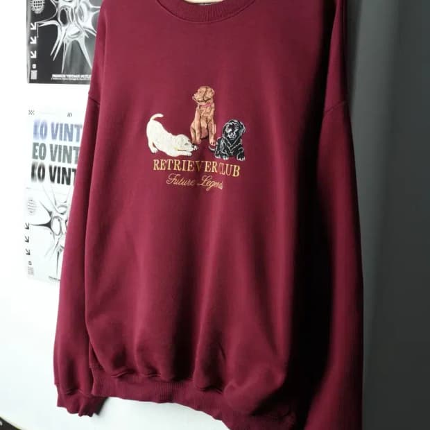 (L-2XL) 비바스튜디오 맨투맨 티셔츠 트렌드 리트리버클럽-15F8C