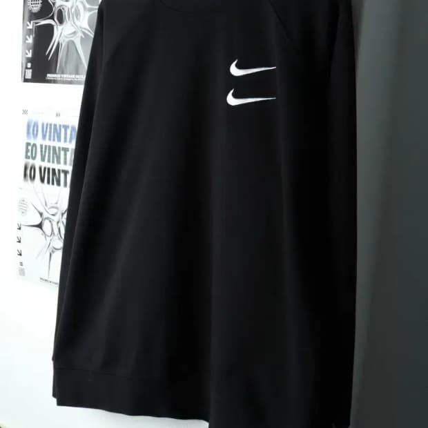 (2XL) 나이키 맨투맨 티셔츠 빅사이즈 더블스우시 올드스쿨-160E7