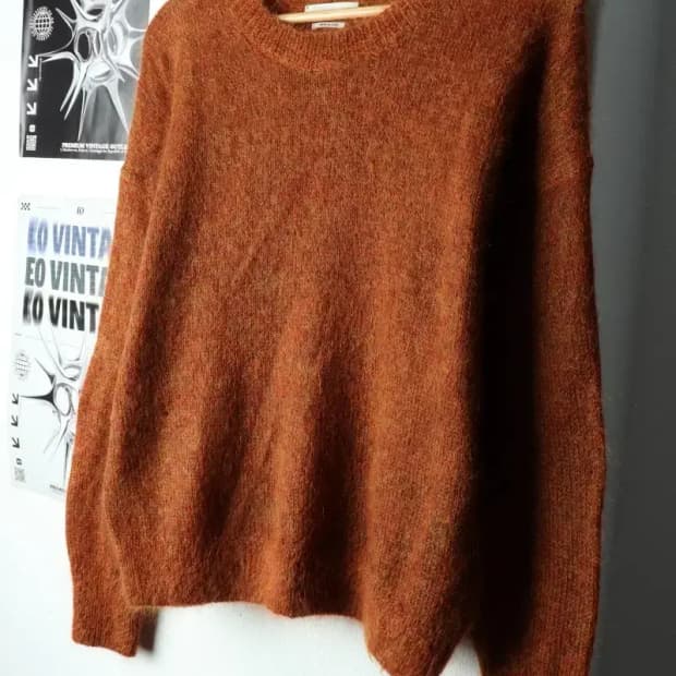 W(S-M) 이자벨마랑 니트 보들보들 모헤어 브라운-1616F