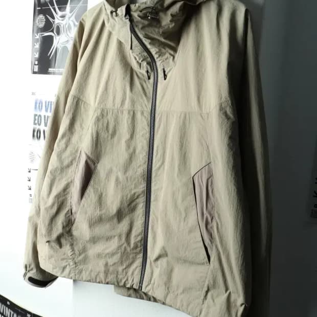 (M-L) 인사일런스 집업 바람막이 점퍼자켓 콘트라스트 우븐-16201