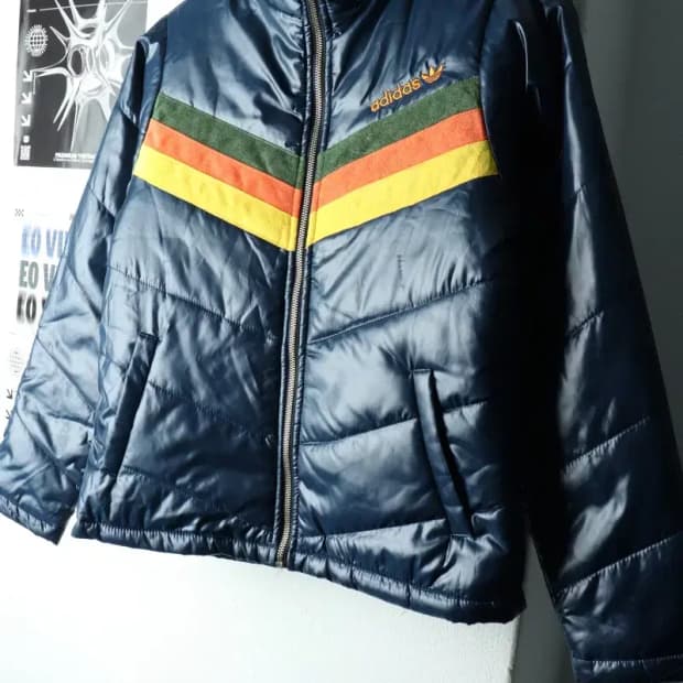 W(S-M) 아디다스 패딩 점퍼자켓 경량 오리지널 올드스쿨-16214