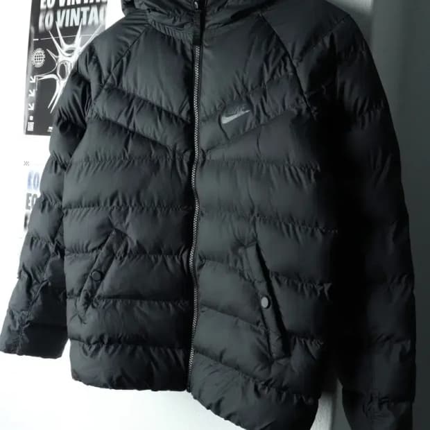 (M) 나이키 패딩 점퍼자켓 아동 키즈 트리플블랙-1621C