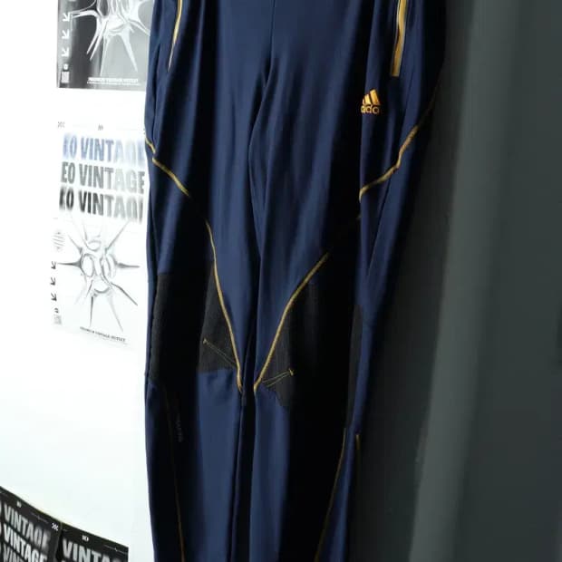 (L-XL) 아디다스 트레이닝복 바지 등산 기능성 네이비 운동-2235