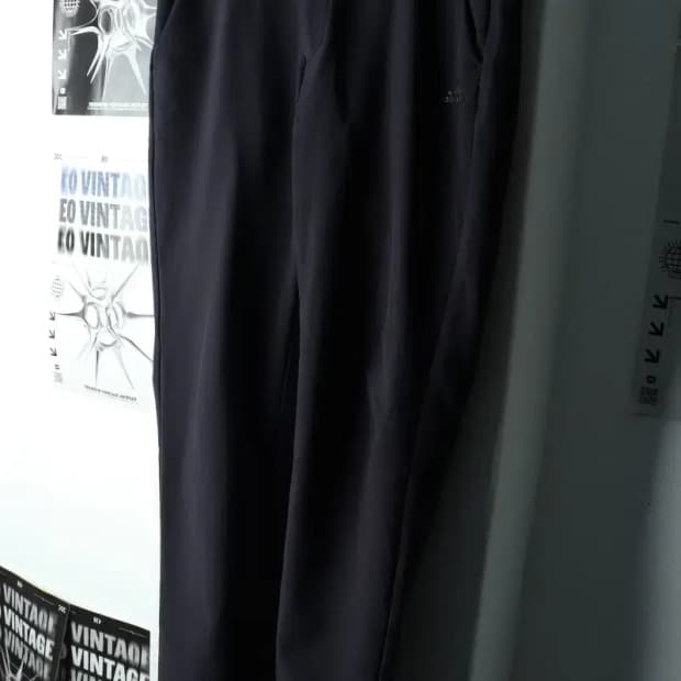 (L) 아디다스 슬랙스 경량 바지 사용감 네이비 기모-2250