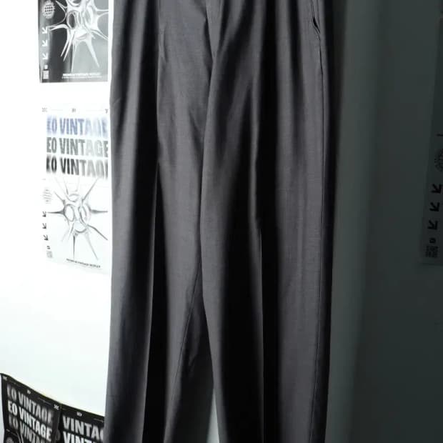 (L) 발망 슬랙스 경량 바지 일자핏 그레이-2252