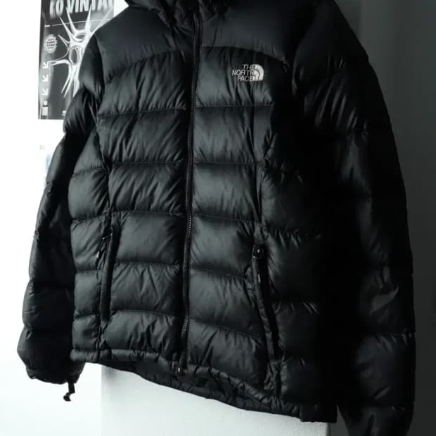 W(L) 노스페이스 패딩 점퍼자켓 유행 Y2K 구스다운 블랙-16314