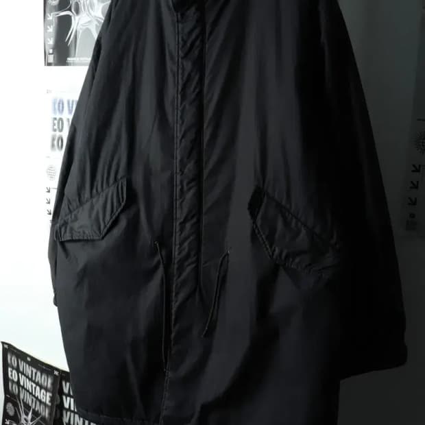 (M-L) 파르티멘토 패딩 점퍼자켓 개파카 블랙 아메카지 필드-16319