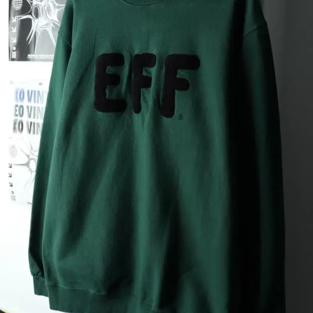 (XL) 이벳필드 맨투맨 티셔츠 그린 올드스쿨-16320